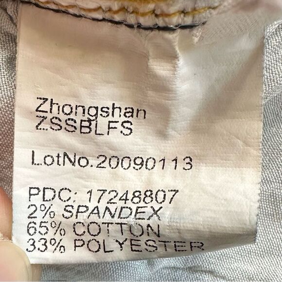 Blue Denim Maternity Size XL Raw Hem Jeans - Picture 8 of 11